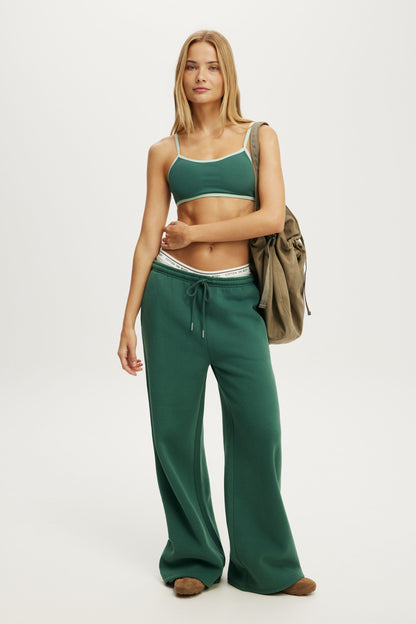 Ultra Soft Double Strap Back Crop