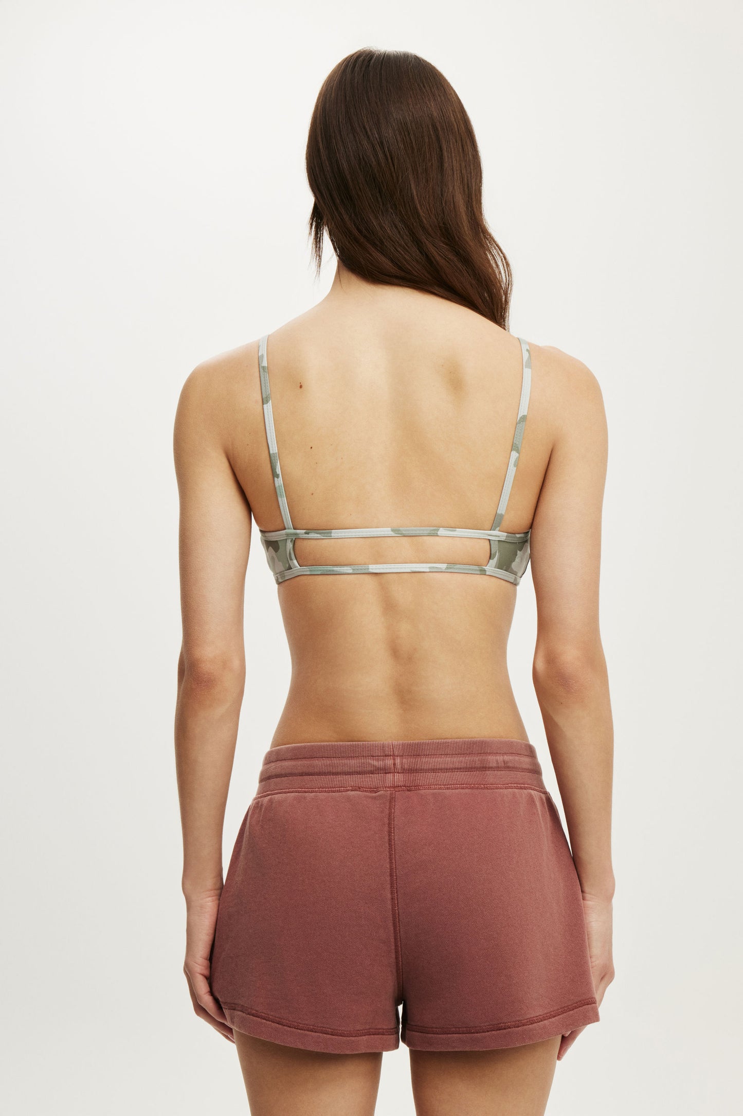 Ultra Soft Double Strap Back Crop