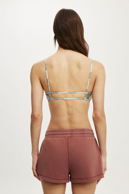 Ultra Soft Double Strap Back Crop