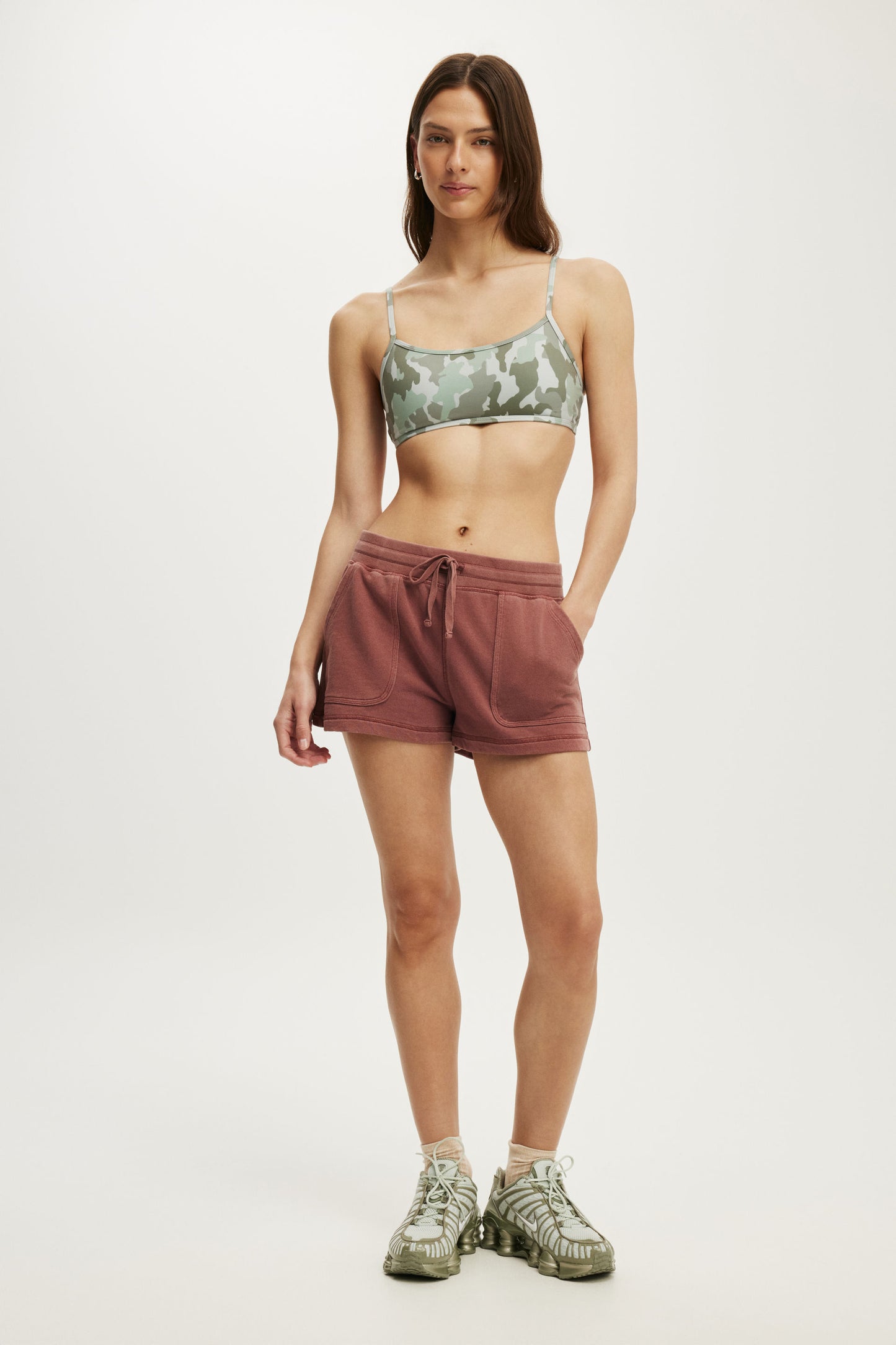 Ultra Soft Double Strap Back Crop