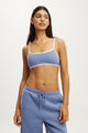 Ultra Soft Double Strap Back Crop