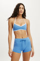 Ultra Soft Halter Open Back Crop