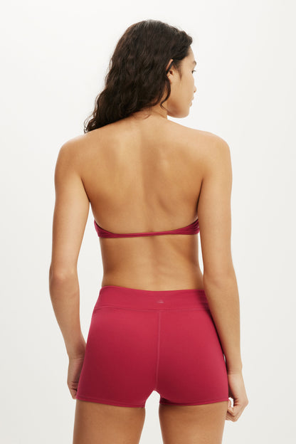Ultra Soft Halter Open Back Crop