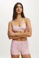 Ultra Soft Halter Open Back Crop