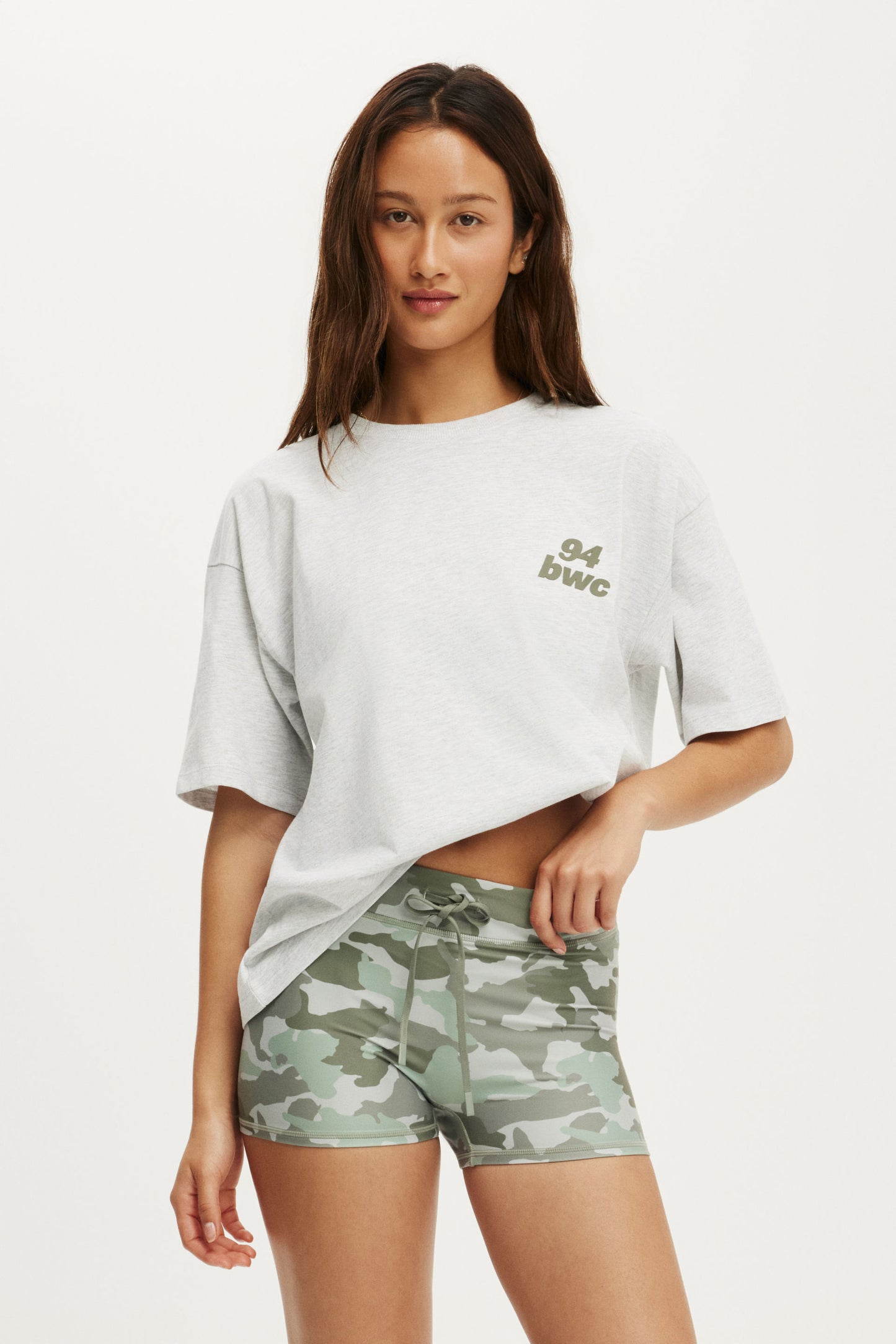 Ultra Soft Tie Front Micro Short