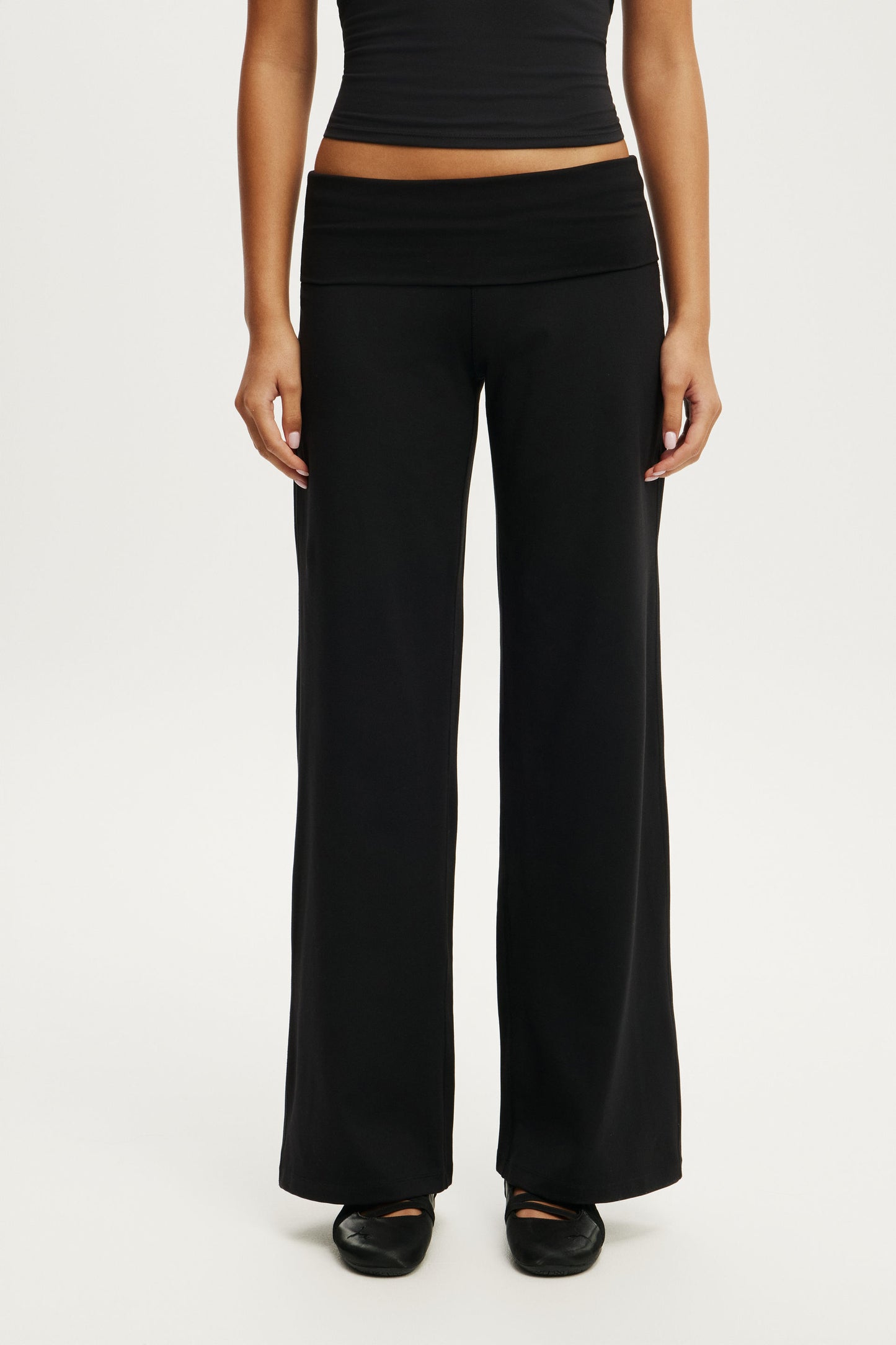 Ultra Soft Roll Over Wide Leg Pant