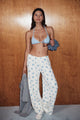Dreamy Soft Pointelle Wide Leg Pant