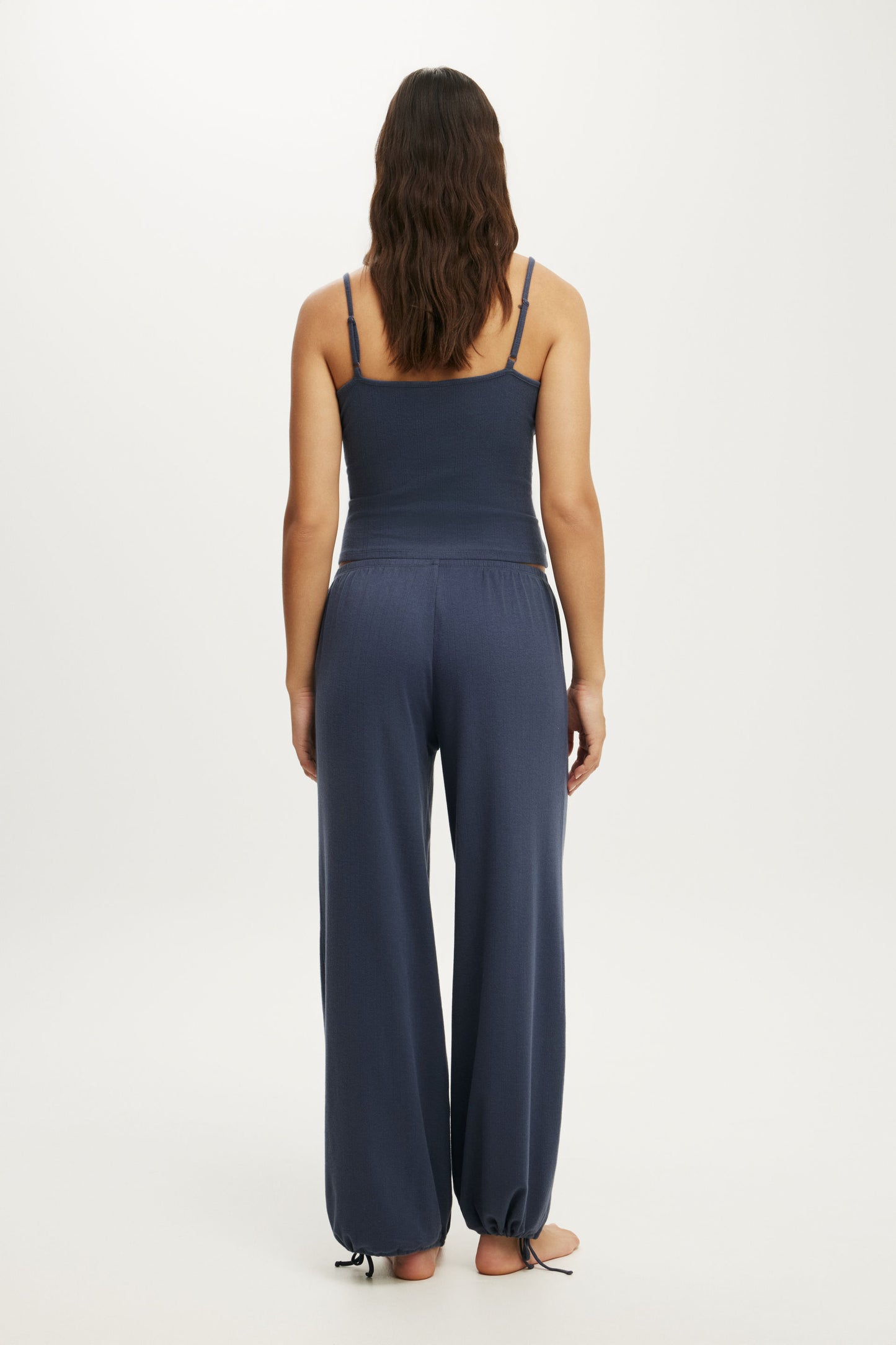 Dreamy Soft Pointelle Wide Leg Pant