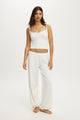 Dreamy Soft Pointelle Wide Leg Pant