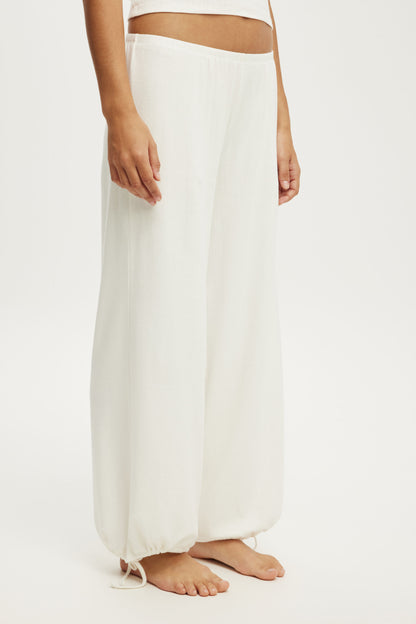 Dreamy Soft Pointelle Wide Leg Pant