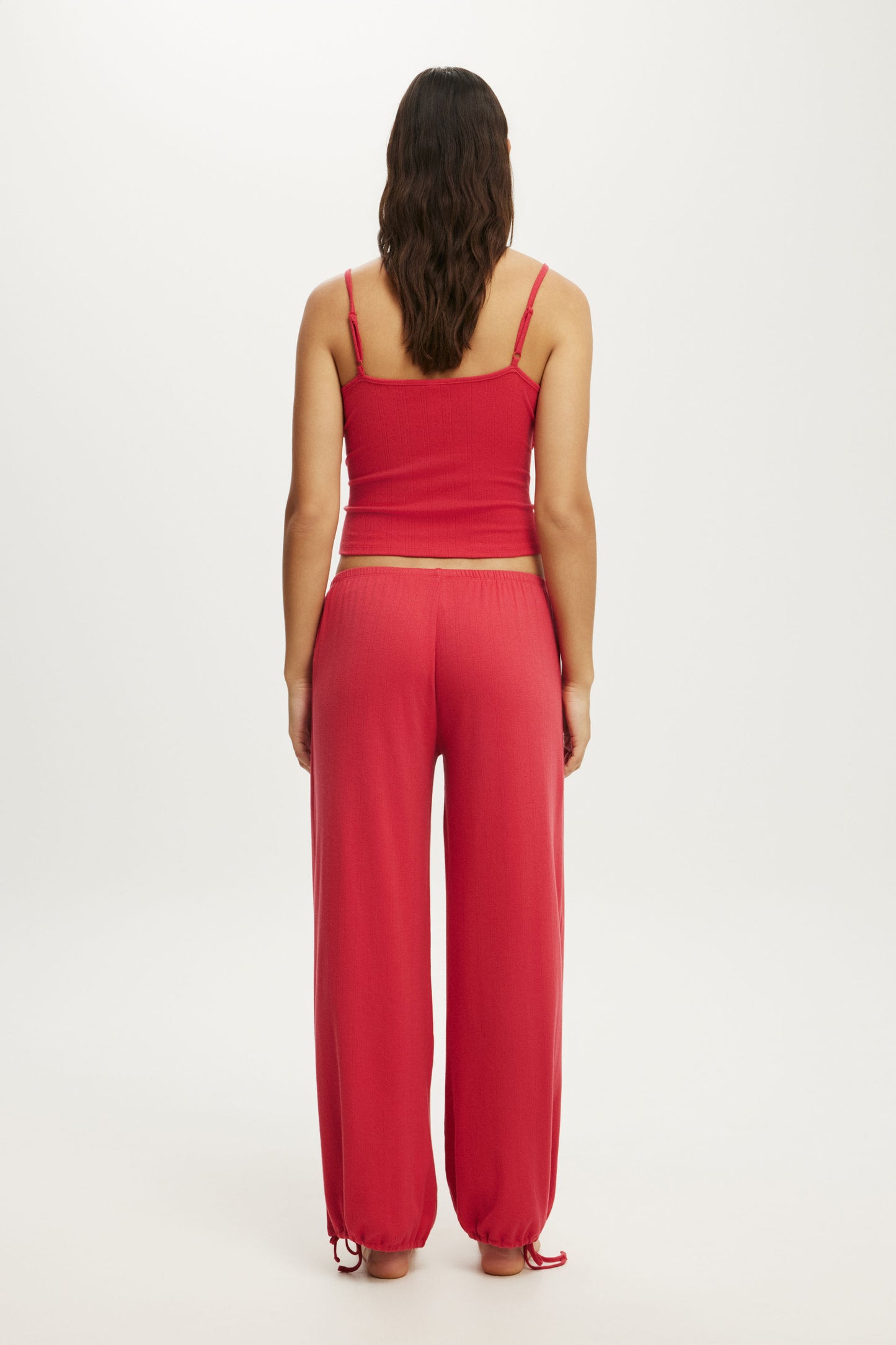 Dreamy Soft Pointelle Wide Leg Pant
