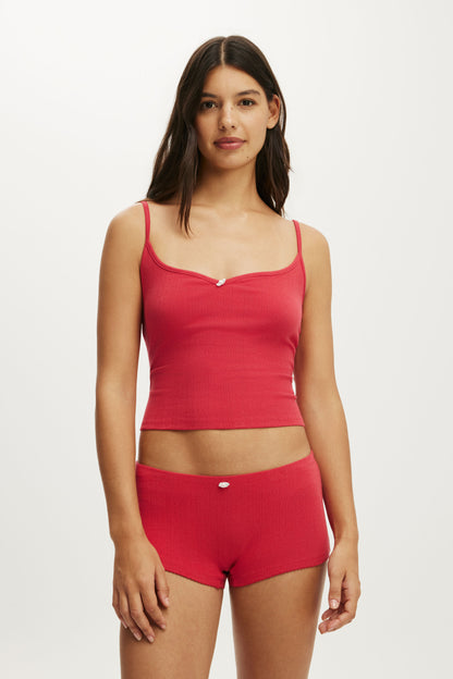 Dreamy Soft Pointelle Micro Short