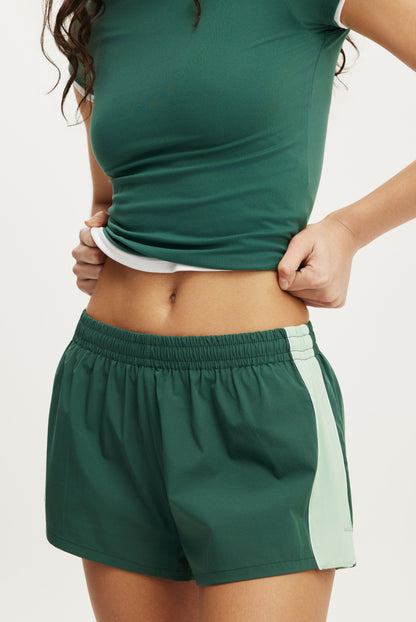 Active Panelled Woven Short