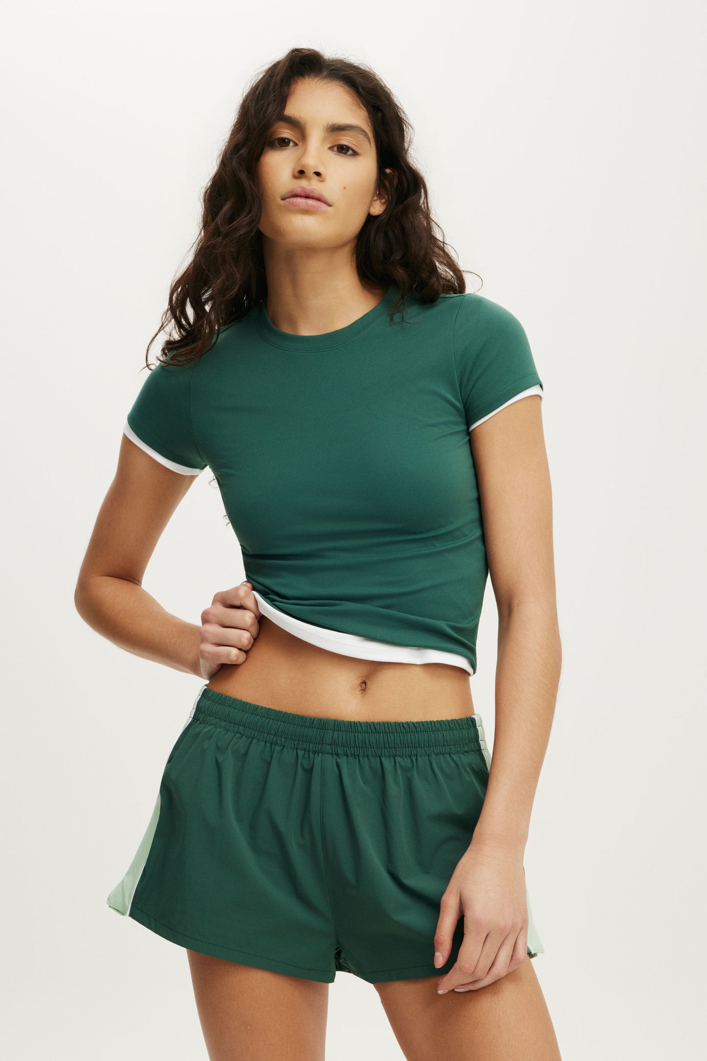 Active Panelled Woven Short