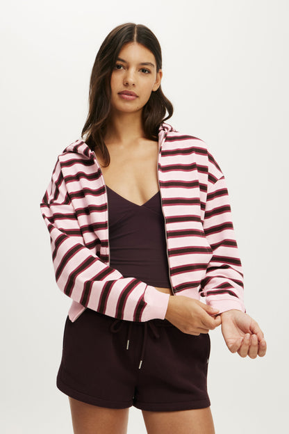 Active Fleece Zip Through Hoodie