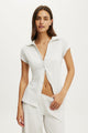 Dreamy Soft Button Up Fitted Polo