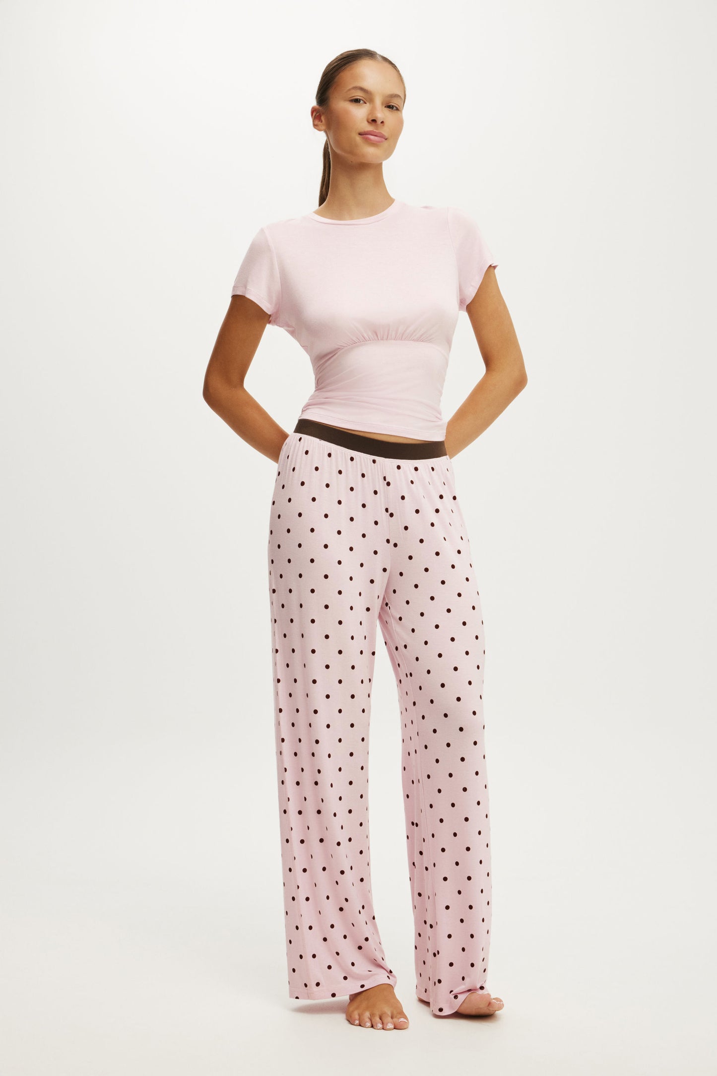 Airy Soft Basque T-Shirt