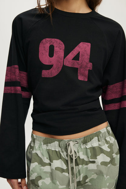 Active Graphic Raglan Tee