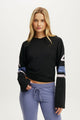 Active Graphic V-Neck Ls Tee