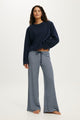 Super Soft Waffle Wide Leg Pant