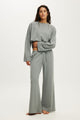 Super Soft Waffle Wide Leg Pant