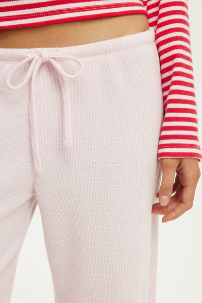 Super Soft Waffle Wide Leg Pant