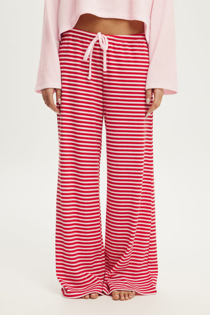 Super Soft Waffle Wide Leg Pant