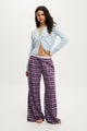 Cloud Soft Wide Leg Flannel Pant