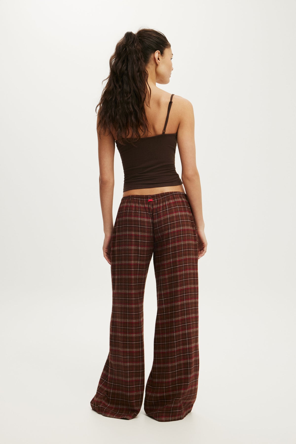 Cloud Soft Wide Leg Flannel Pant
