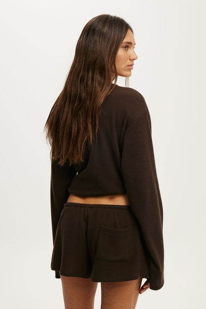 Super Soft Waffle Cheeky Short