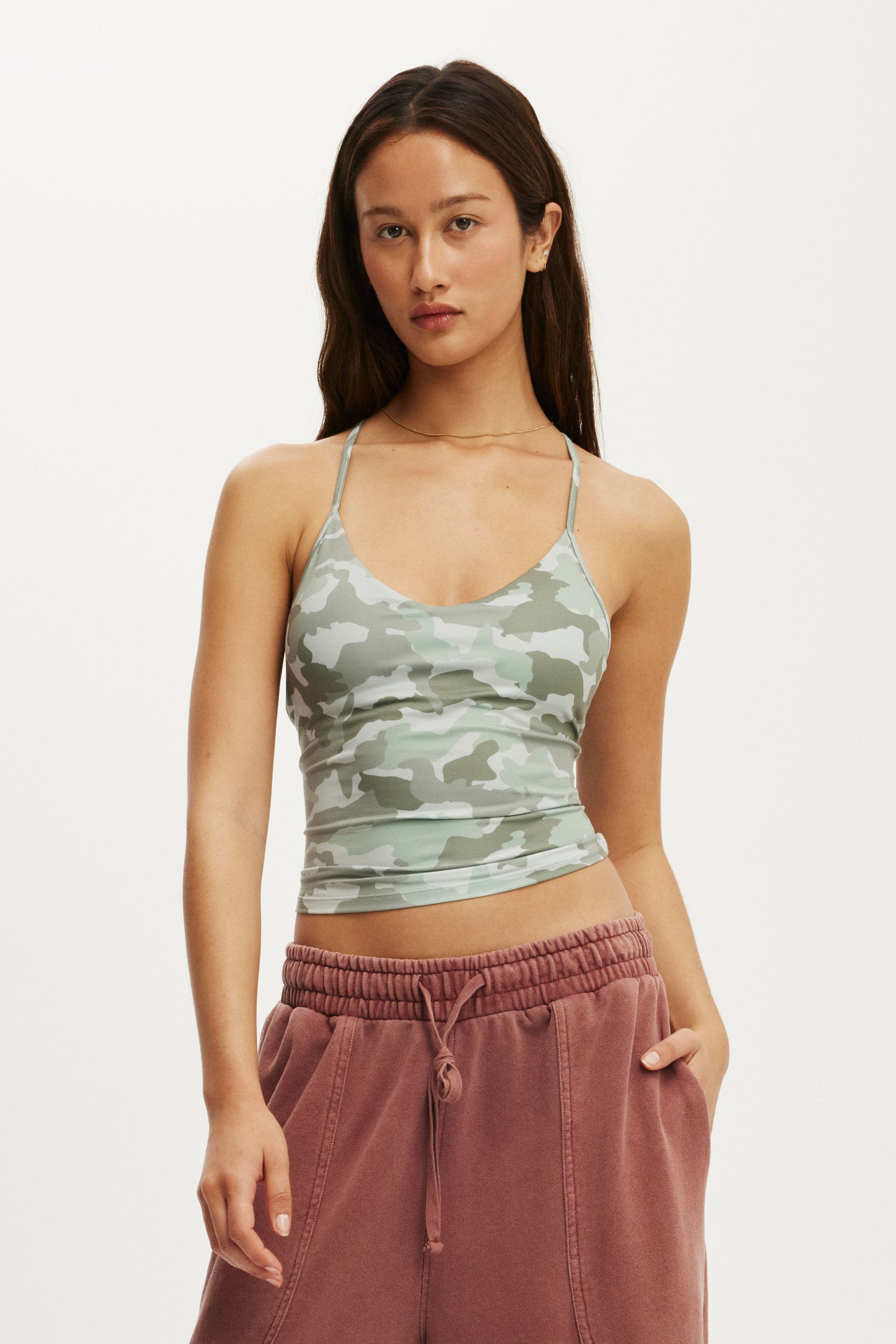 Ultra Soft V Neck Racer Back Tank