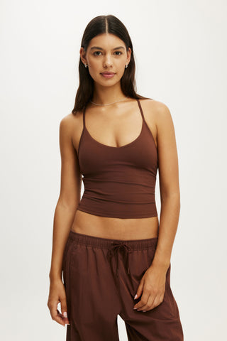 Ultra Soft V Neck Racer Back Tank
