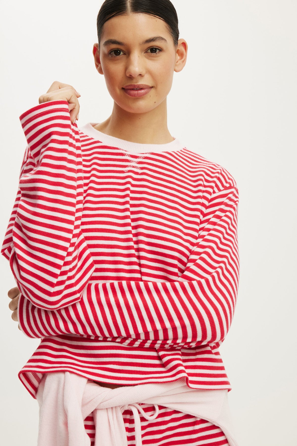 Super Soft Waffle Long Sleeve Top
