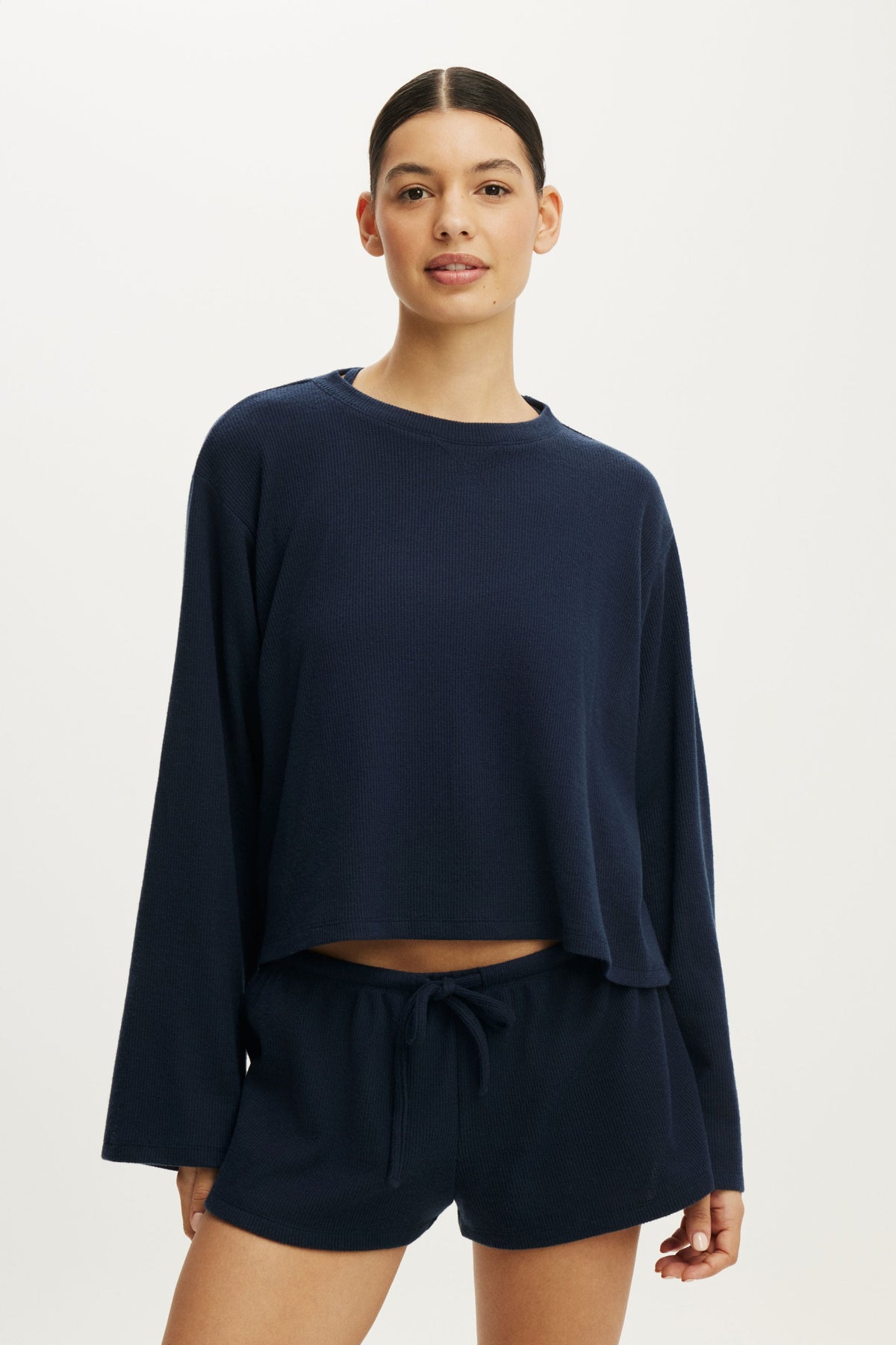 Super Soft Waffle Long Sleeve Top