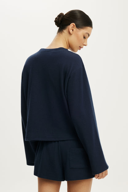 Super Soft Waffle Long Sleeve Top