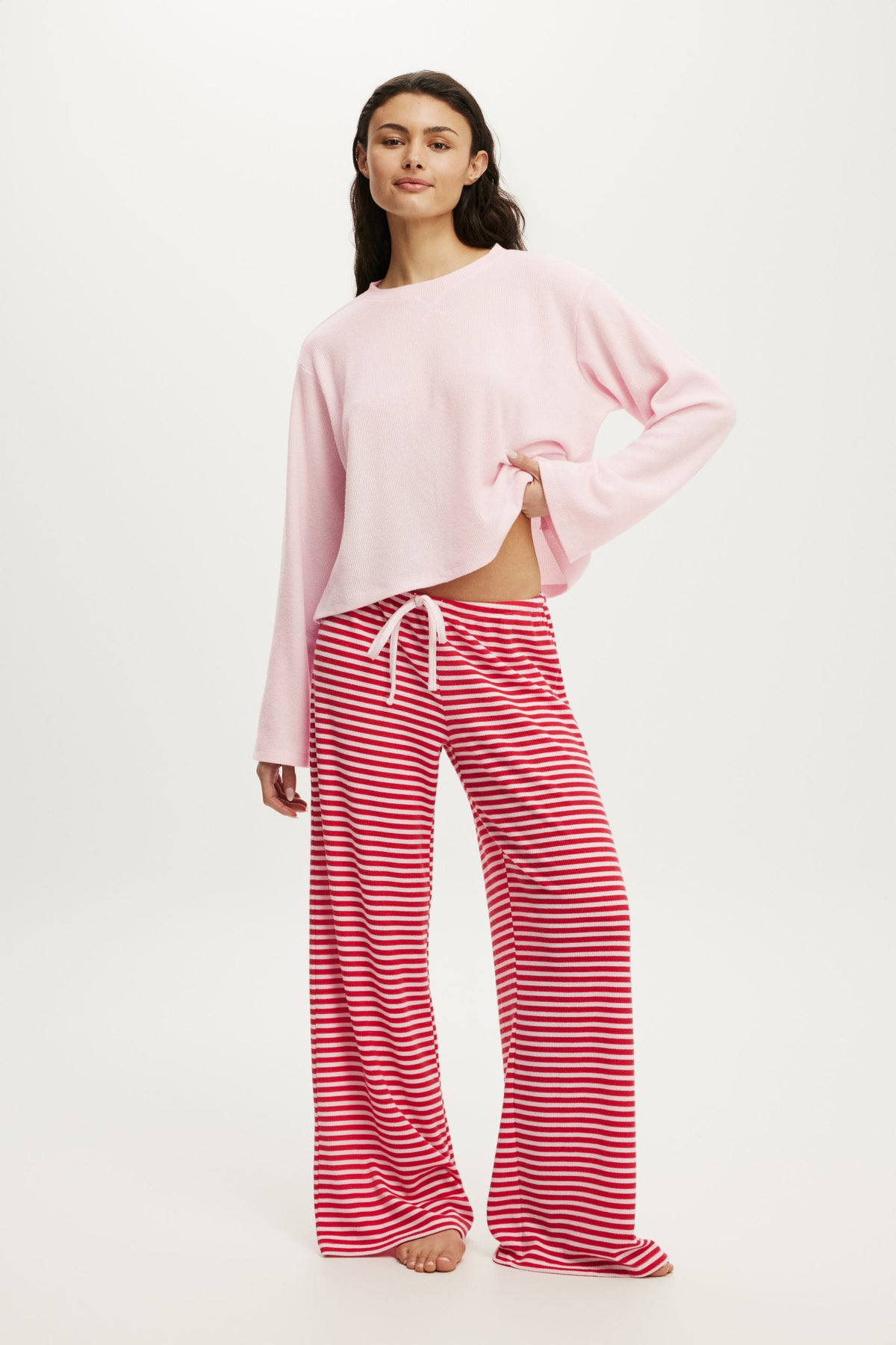 Super Soft Waffle Long Sleeve Top