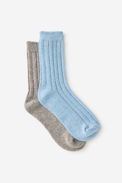Cozy Ribbed Sleep Sock 2Pk