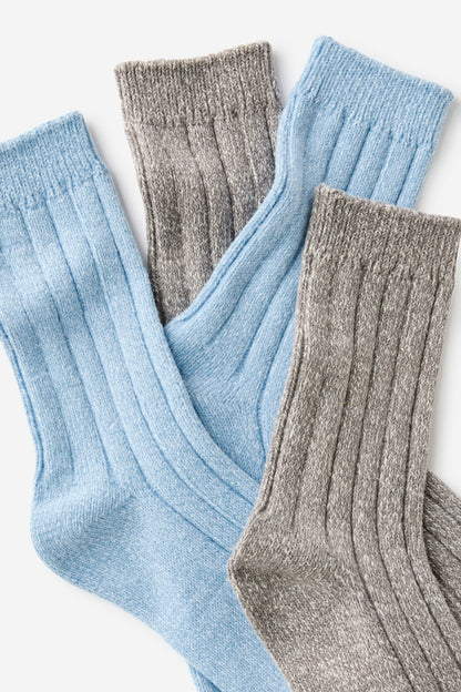 Cozy Ribbed Sleep Sock 2Pk
