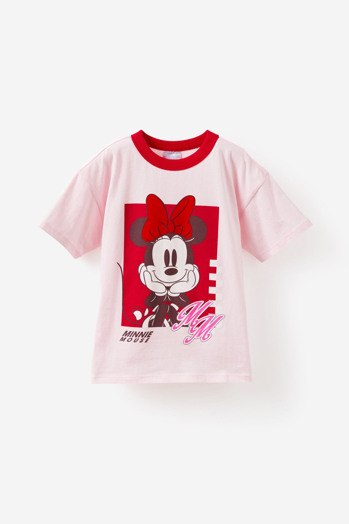 Mickey & Minnie Disney Drop Shoulder Short Sleeve Tee