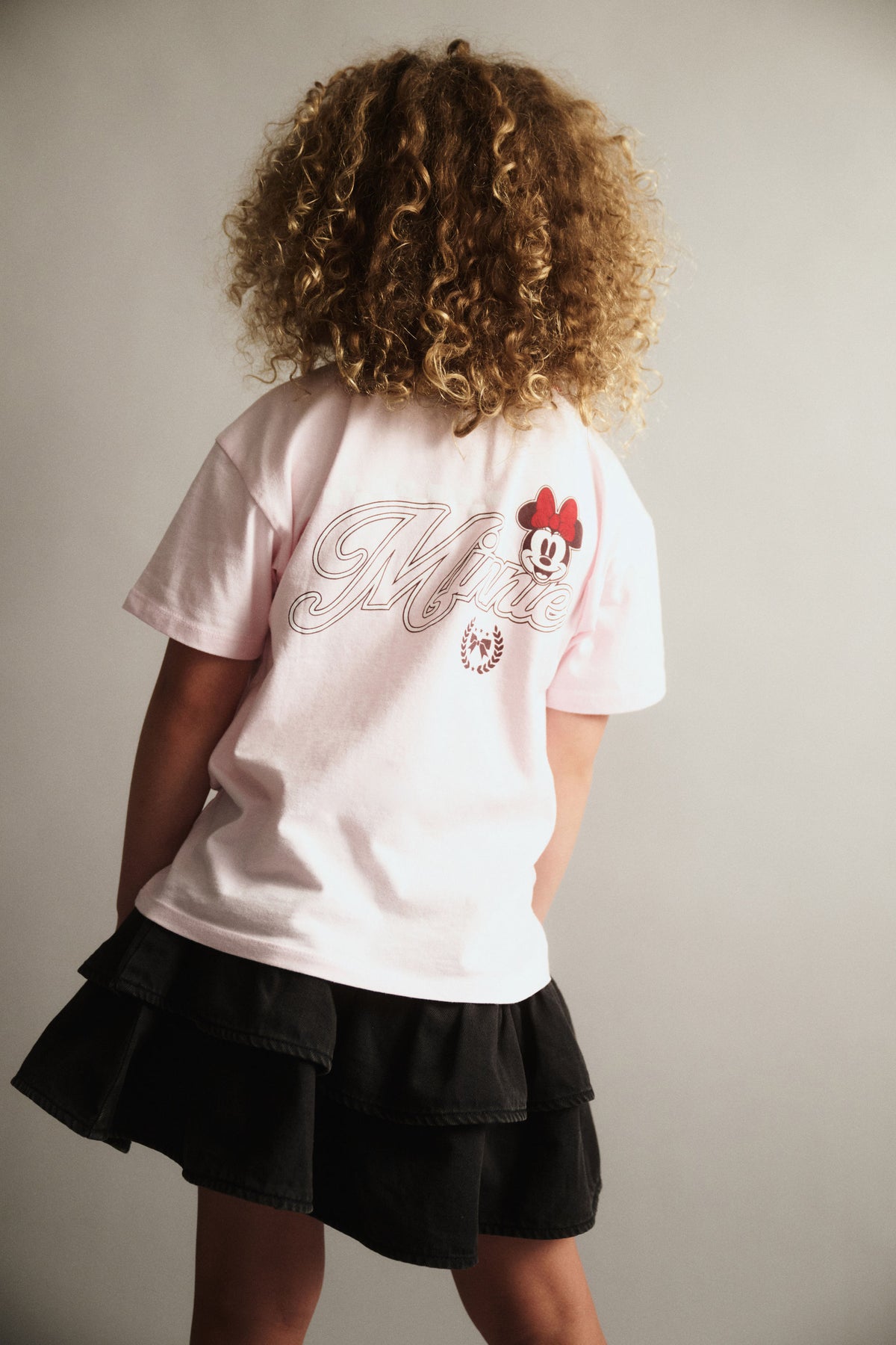 Mickey & Minnie Disney Drop Shoulder Short Sleeve Tee
