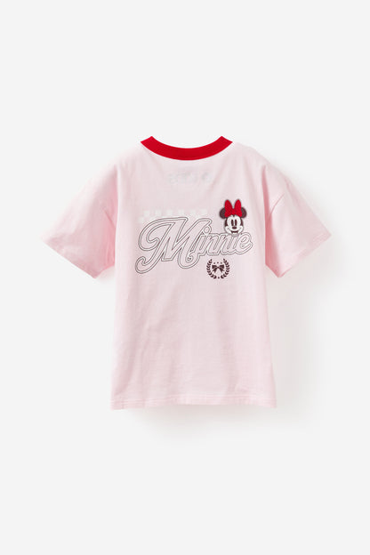 Mickey & Minnie Disney Drop Shoulder Short Sleeve Tee