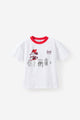 Mickey & Minnie Disney Drop Shoulder Short Sleeve Tee