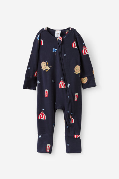 Growie Long Sleeve Zip Romper
