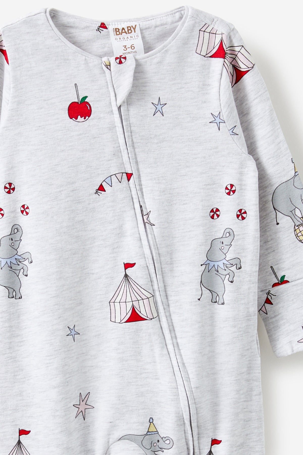 Growie Long Sleeve Zip Romper