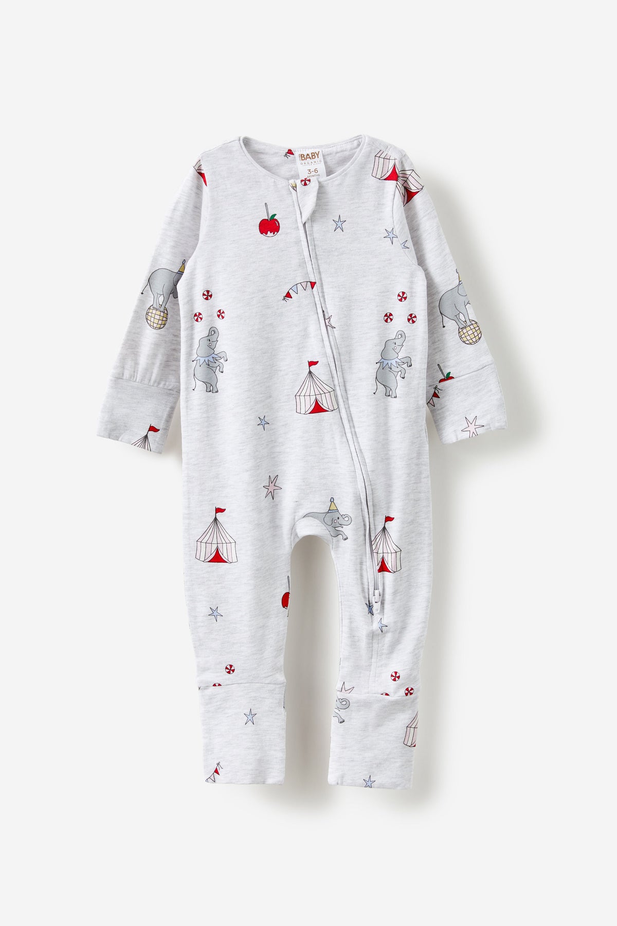 Growie Long Sleeve Zip Romper