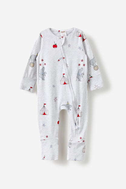 Growie Long Sleeve Zip Romper