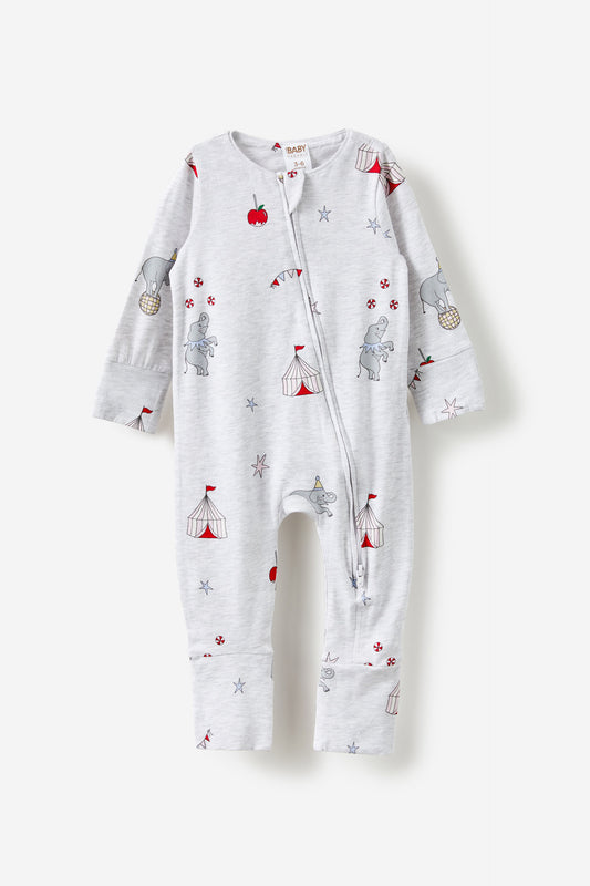 Growie Long Sleeve Zip Romper