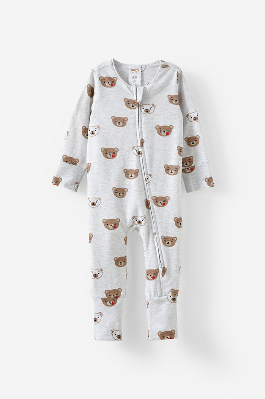 Growie Long Sleeve Zip Romper