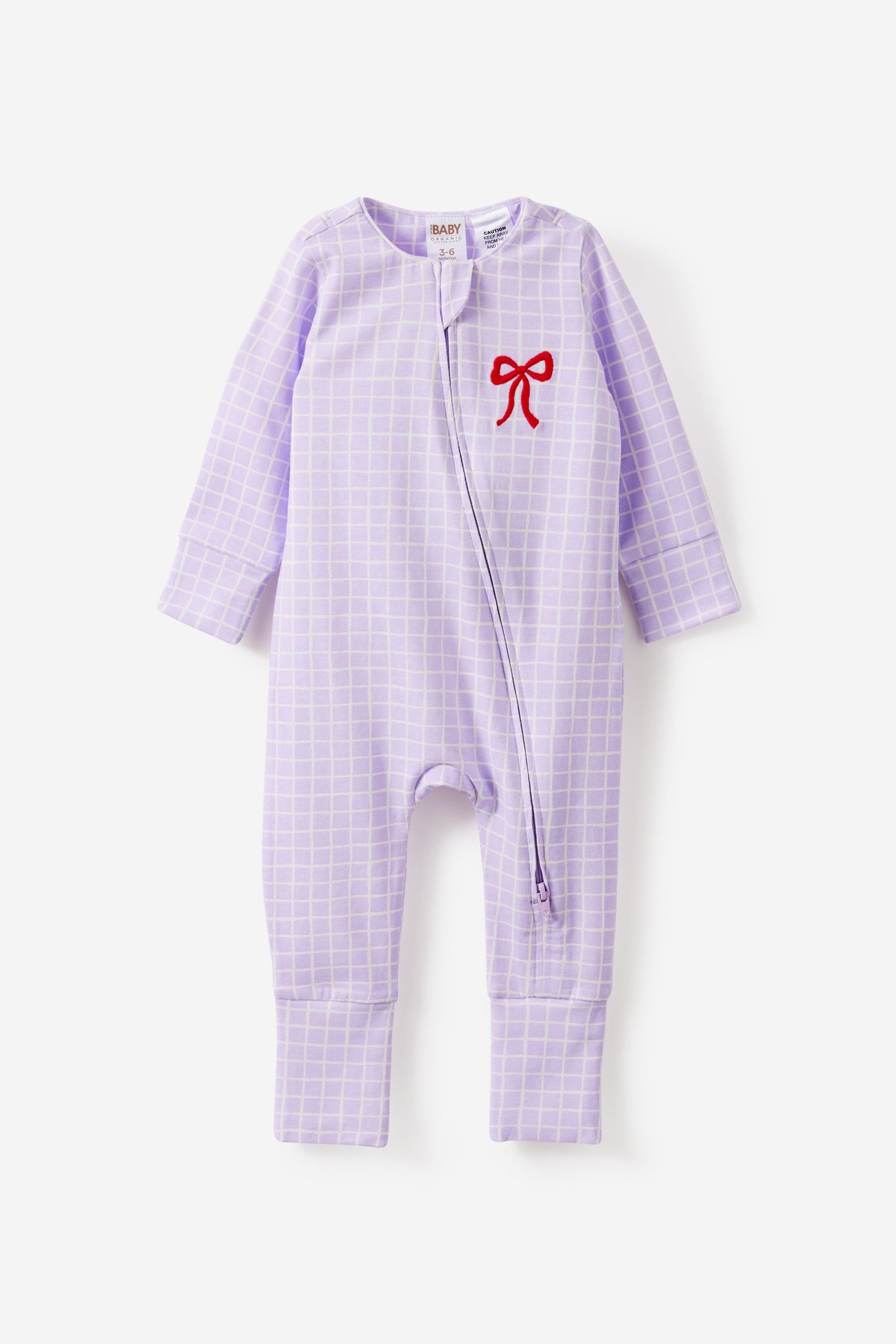 Growie Long Sleeve Zip Romper