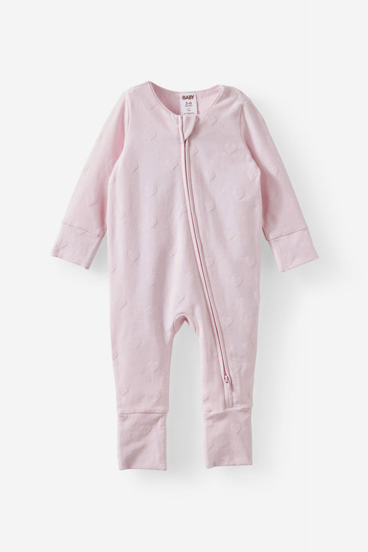 Growie Long Sleeve Zip Romper